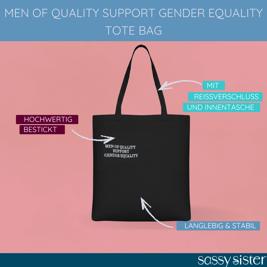 Schwarze Everyday Tote