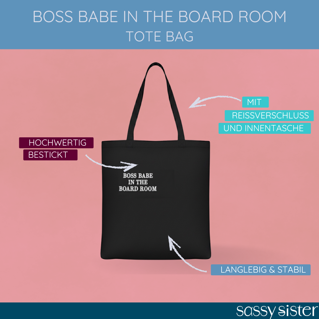 Schwarze Everyday Tote